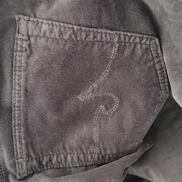 AG The Legging Super Skinny Grey Velvet - Picture 10 of 11